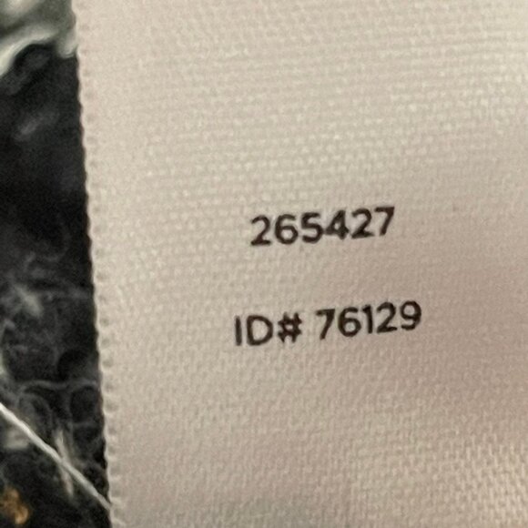 Ann Taylor Loft Black & White Striped Sequin Knit Sweater Size S - Picture 7 of 8